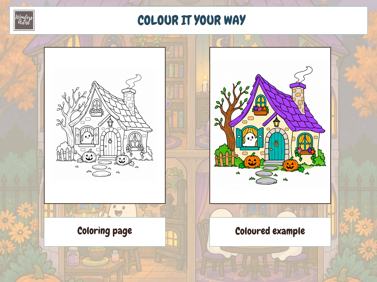 Little Haunted Houses Coloring Book — preview 3