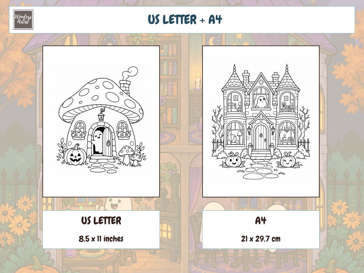 Little Haunted Houses Coloring Book — preview 4