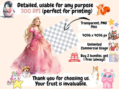 Little Kingdom Watercolor Clipart Enchanted Kingdom - Wonders Artist