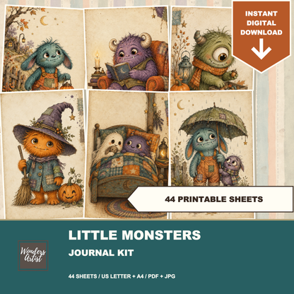 Little Monsters Journal Kit — listing image 1