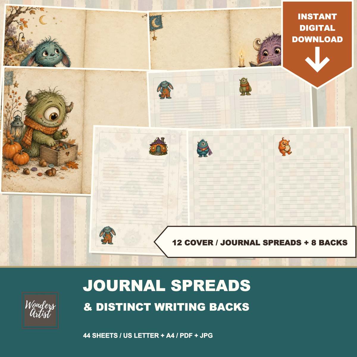 Little Monsters Journal Kit — listing image 2