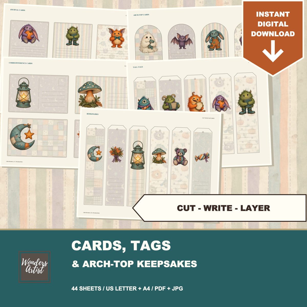 Little Monsters Journal Kit — listing image 3
