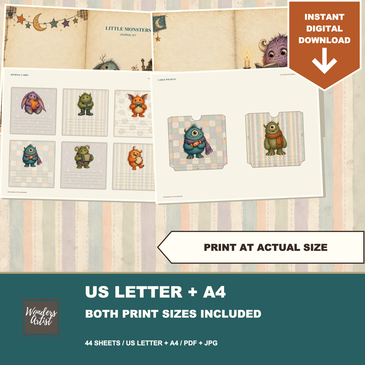Little Monsters Journal Kit — listing image 7