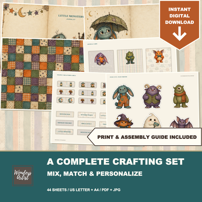 Little Monsters Journal Kit — listing image 9