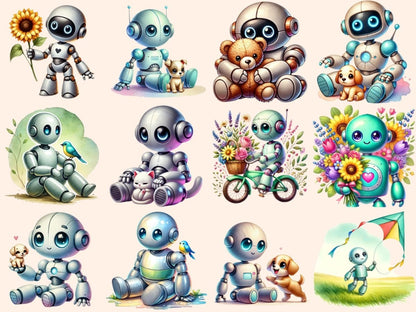 Little Robots Clipart little robot clipart - Wonders Artist