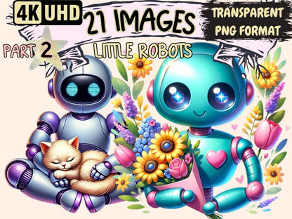 Little Robots (P2) Clipart little robot clipart - Wonders Artist