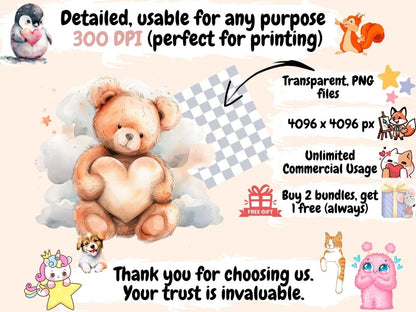 Love Is in the Air Watercolor Clipart Cupid's Arrow - Wonders Artist