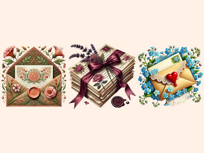 Love Letters Clipart Cute Letters PNG - Wonders Artist