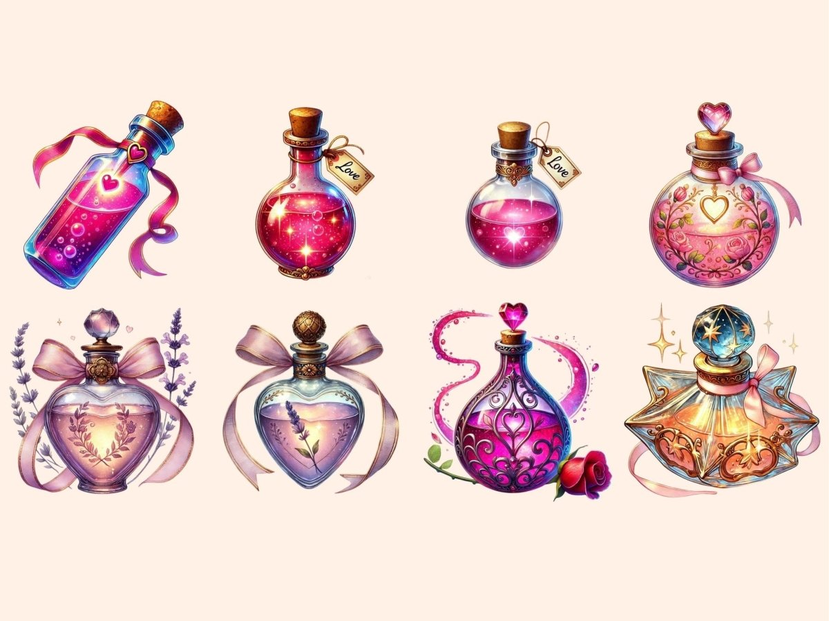 Love Potions Clipart Cute Potion Art - Wonders Artist