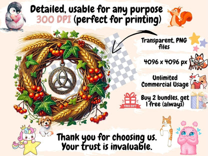 Lughnasadh Clipart autumn decor - Wonders Artist