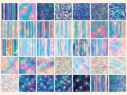 Luminous Sparkle Seamless Digital Paper Bright Sparkle Paper - Wonders Artist