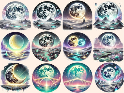 Lunar Landscapes Clipart alien landscape art - Wonders Artist