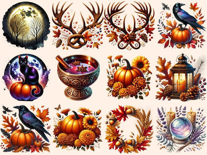 Mabon Clipart mabon art print - Wonders Artist