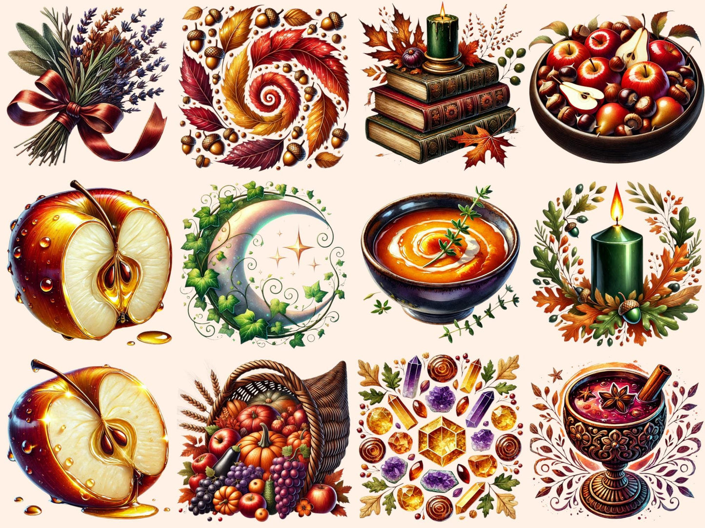 Mabon (P2) Clipart - High - Quality Instant Digital Download for Creative Projects