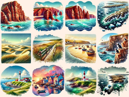 Magdalen Islands Clipart Beach Island Clip - Wonders Artist