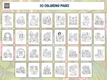 Magical Fairy Gardens Coloring Book — preview 2