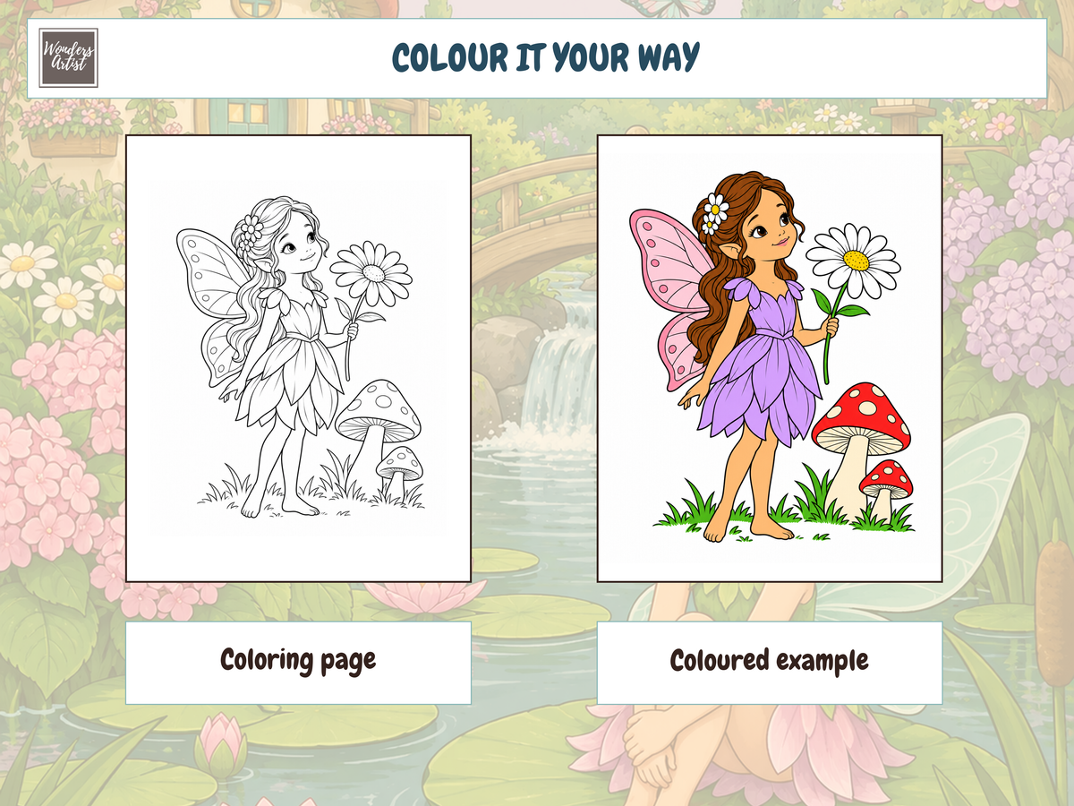 Magical Fairy Gardens Coloring Book — preview 3