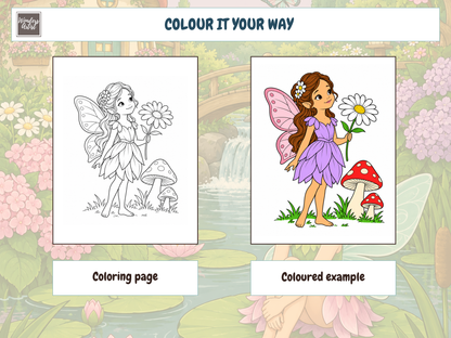 Magical Fairy Gardens Coloring Book — preview 3