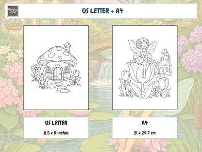 Magical Fairy Gardens Coloring Book — preview 4
