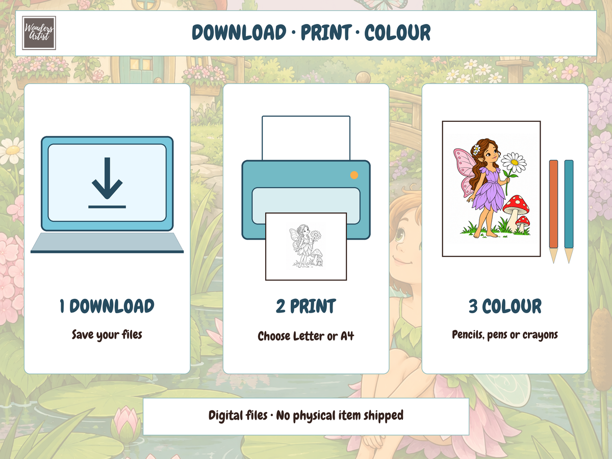 Magical Fairy Gardens Coloring Book — preview 6