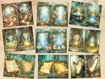 Magical Forests Journal Pages (P1) Enchanted Forest - Wonders Artist