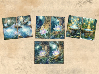 Magical Forests Journal Pages (P1) Enchanted Forest - Wonders Artist