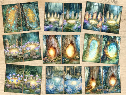 Magical Forests Journal Pages (P1) Enchanted Forest - Wonders Artist