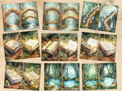 Magical Forests Journal Pages (P2) Enchanted Forest - Wonders Artist