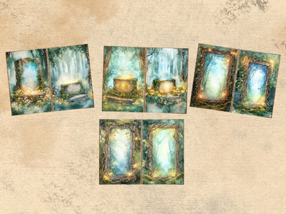 Magical Forests Journal Pages (P2) Enchanted Forest - Wonders Artist