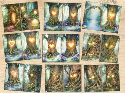Magical Forests Journal Pages (P3) Enchanted Forest - Wonders Artist