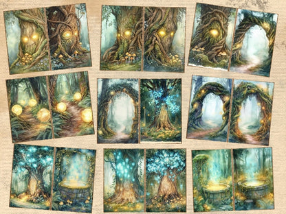 Magical Forests Journal Pages (P3) Enchanted Forest - Wonders Artist