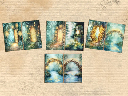 Magical Forests Journal Pages (P3) Enchanted Forest - Wonders Artist