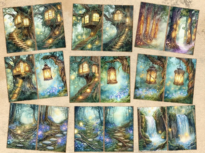 Magical Forests (P4) - High - Quality Instant Digital Download for Creative Projects