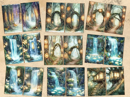 Magical Forests Journal Pages (P4) Enchanted Forest - Wonders Artist