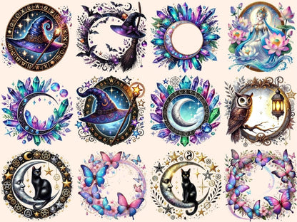 Magical Frames Clipart Enchanted Frames PNG - Wonders Artist