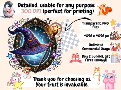 Magical Frames Clipart Enchanted Frames PNG - Wonders Artist