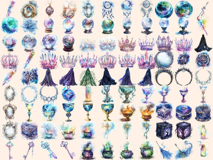 Magical Items Watercolor Clipart magic clipart - Wonders Artist