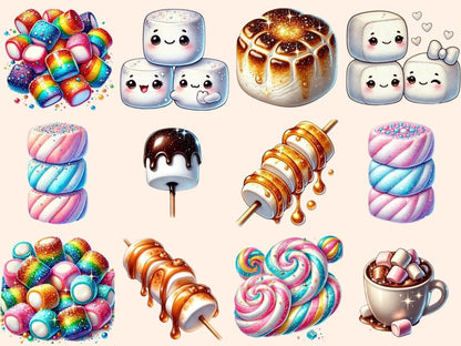Marshmallows Clipart Candy Marshmallows - Wonders Artist