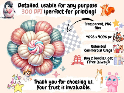 Marshmallows (P2) Clipart Candy Marshmallows - Wonders Artist