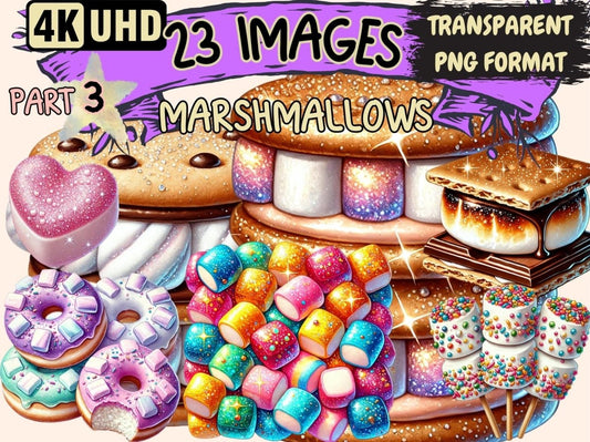 Marshmallows (P3) Clipart Candy Marshmallows - Wonders Artist