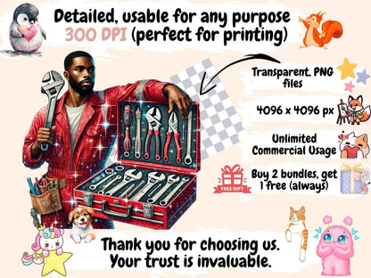 Mechanics Clipart auto repair graphics - Wonders Artist