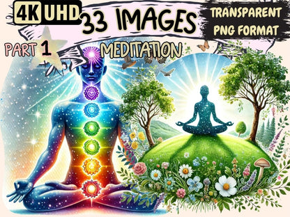 Meditation Clipart calm graphics - Wonders Artist