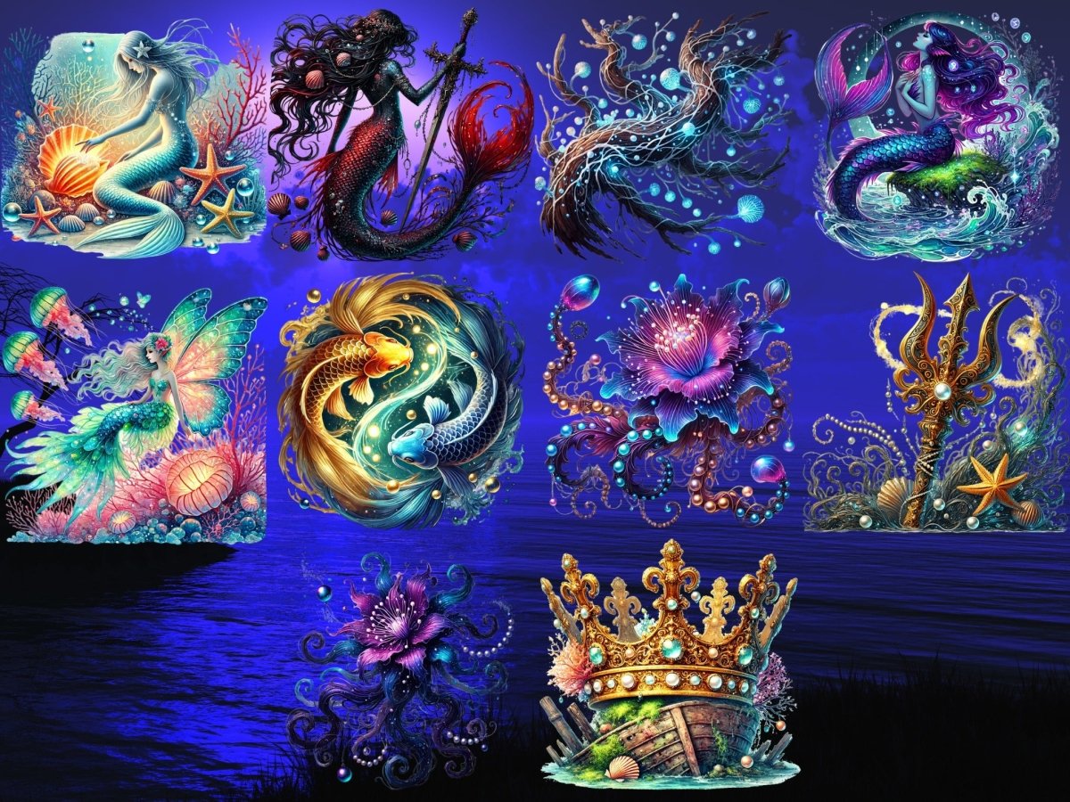 Klipart Měsíční doupě mořské panny (LIMITOVANÁ EDICE) image 7