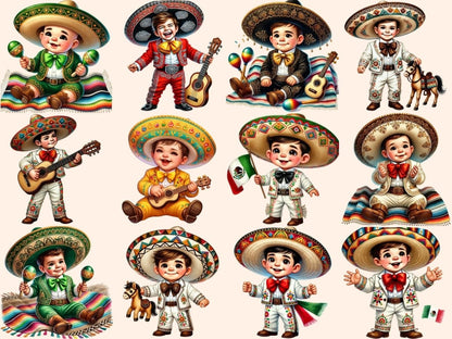 Mexican Boys Clipart Boy design - Wonders Artist