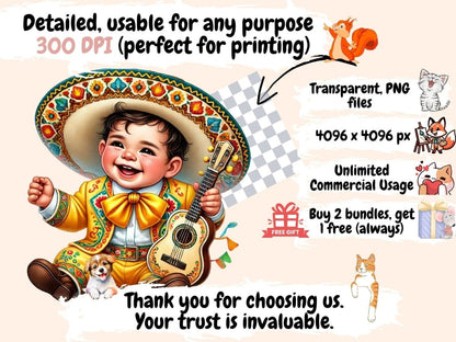 Mexican Boys Clipart Boy design - Wonders Artist