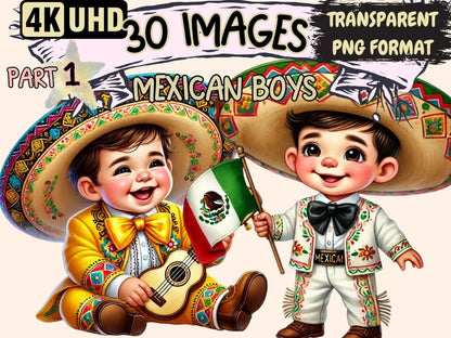 Mexican Boys Clipart Boy design - Wonders Artist
