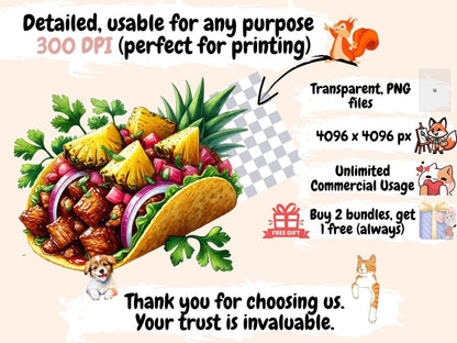 Mexican Food Clipart Cute food art - Wonders Artist