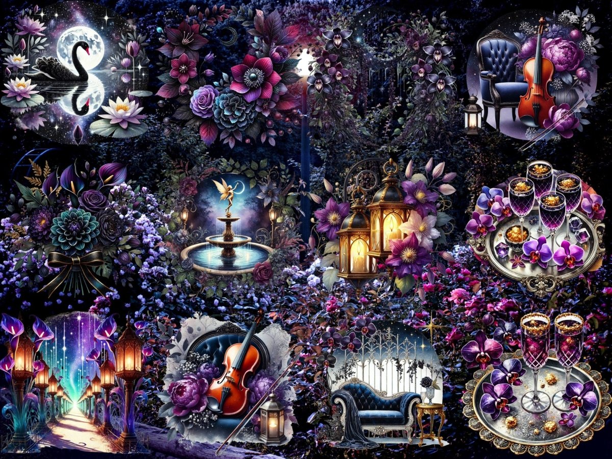 Clipart Půlnoční zahradní párty (LIMITOVANÁ EDICE) image 4