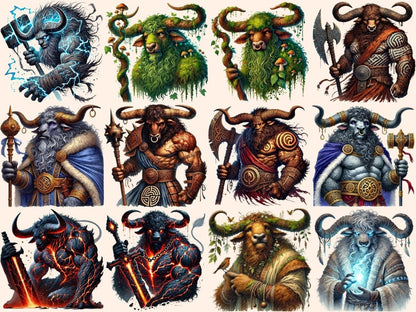 Minotaurs Clipart ancient legend png - Wonders Artist