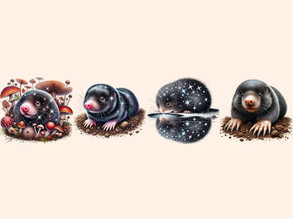 Mole Animals Clipart burrowing animals - Wonders Artist